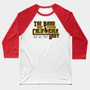 California Lady Tour Baseball T-Shirt